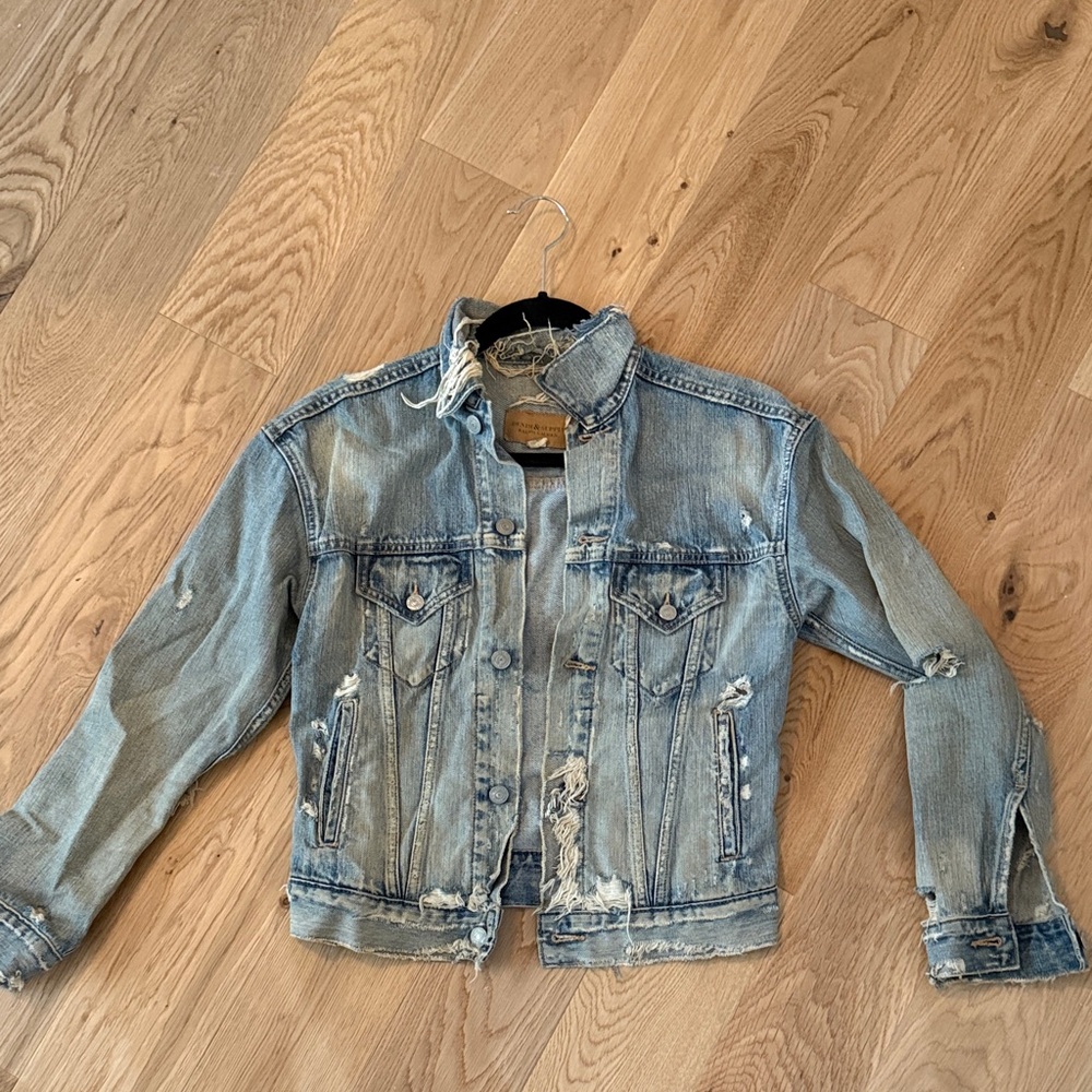 Distressed Denim Jacket